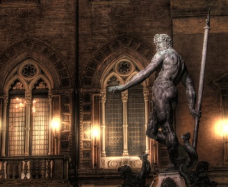 Nettuno statue and Palazzo Re Enzo