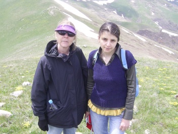 2011 with an American on the top of Ara mountain