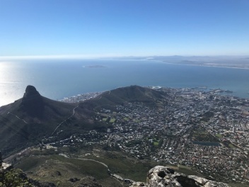 Cape Town view from Table Mountain