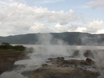 Hot Springs and Geysers on Lake Bogoria one of the main attractions